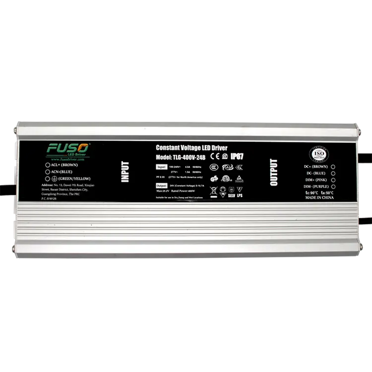 ارتفاع PF 24V 400W سائق الصمام الجهد المستمر