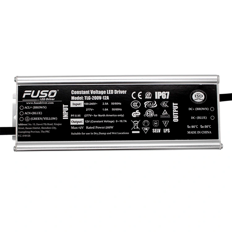 High PF 12V 200W Constant Voltage LED Driver